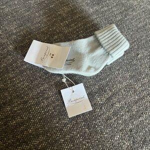 NWT Bonpoint Light Gray Baby Socks